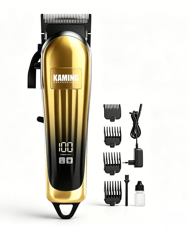 Kaming802 Home Elektrisk Hårklippare Professionell Taper Trimmer Högkvalitativ elektrisk Hårklippare Digital Display