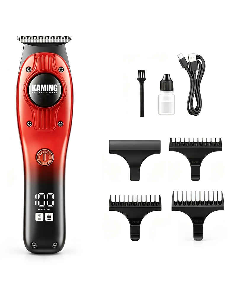 Kaming 1710 Professional Zero Gap Digital Display Carving Hårtrimmer