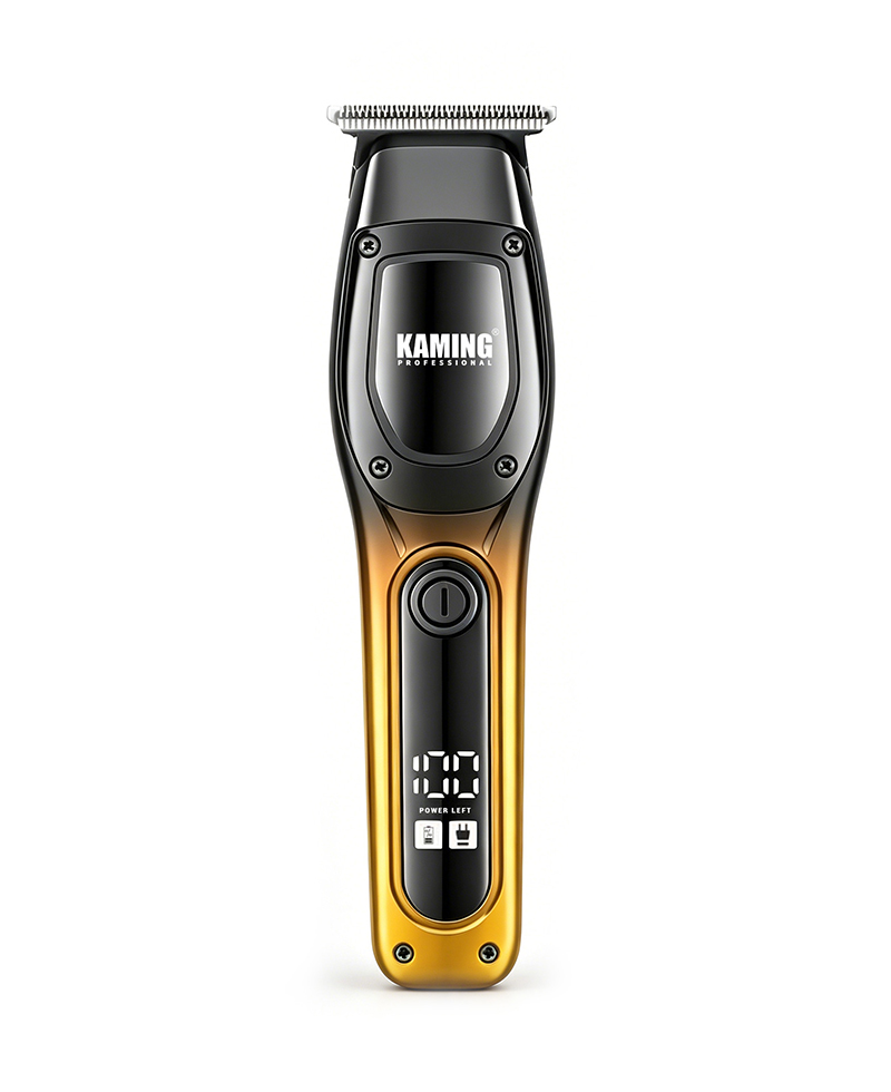 Kaming1711 Ny elektrisk hårklippare för män Zero Gap Digital Display 7000 RPM detaljtrimmer Cross Border Trade
